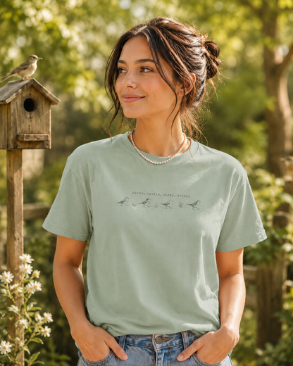 Birds, Trails, Sleep, Repeat T-Shirt