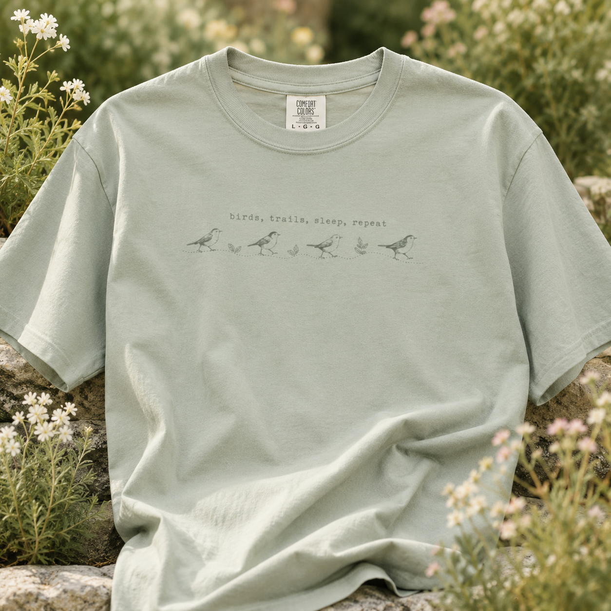 Birds, Trails, Sleep, Repeat T-Shirt