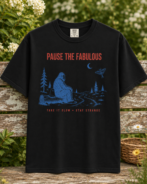 Pause The Fabulous Bigfoot & Ghost T-Shirt