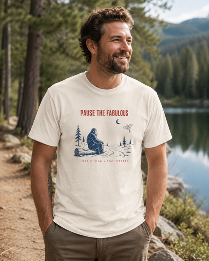 Pause The Fabulous Bigfoot & Ghost T-Shirt