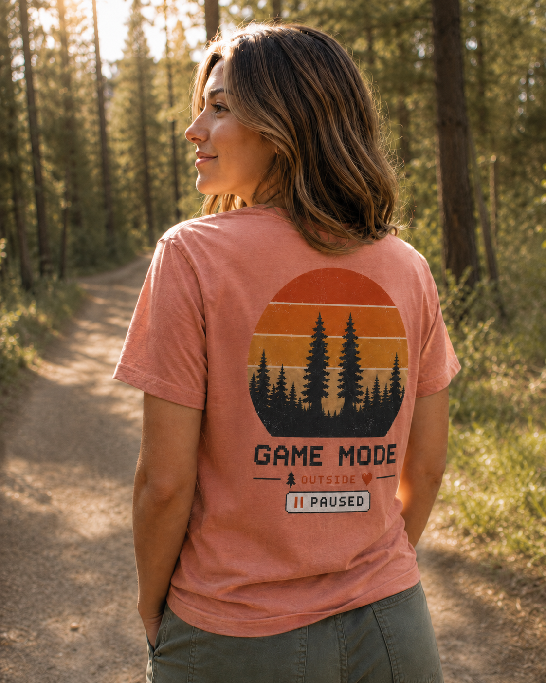 SunSet Game Mode Pause  T-Shirt