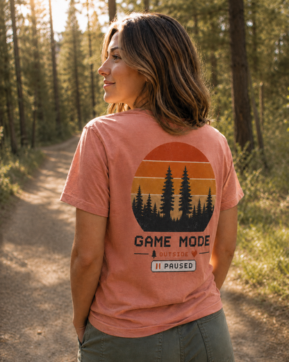 SunSet Game Mode Pause  T-Shirt