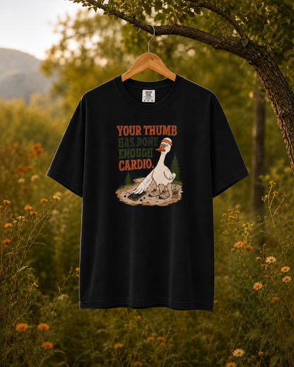 Thumb Cardio Retired goose graphic T-shirt alternate view 3