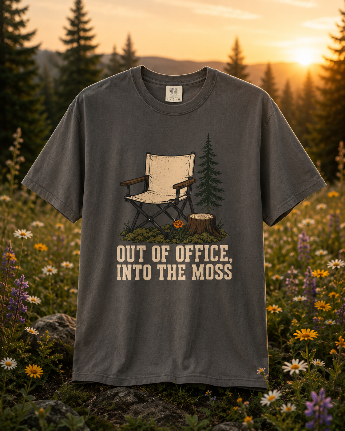 Out Of Office Into The Moss T-Shirt