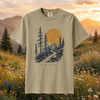 Quiet Trail Vintage Mountain T-Shirt