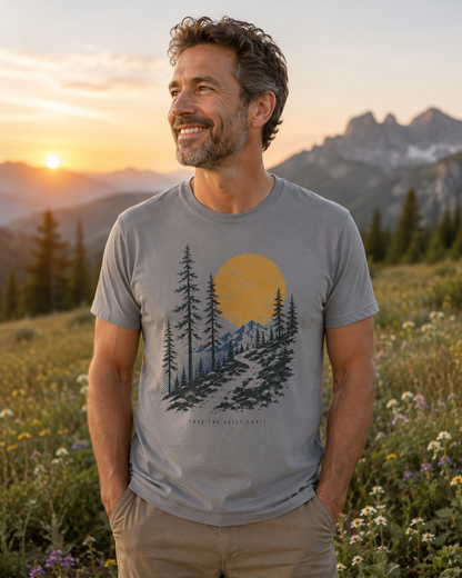 Quiet Trail Vintage Mountain T-Shirt