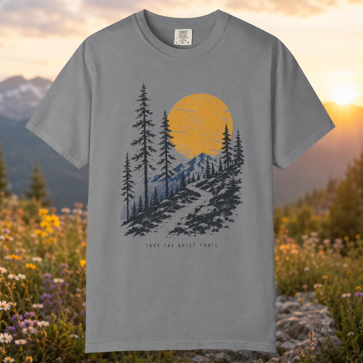 Quiet Trail Vintage Mountain T-Shirt