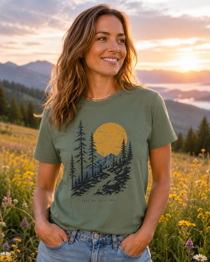 Quiet Trail Vintage Mountain T-Shirt