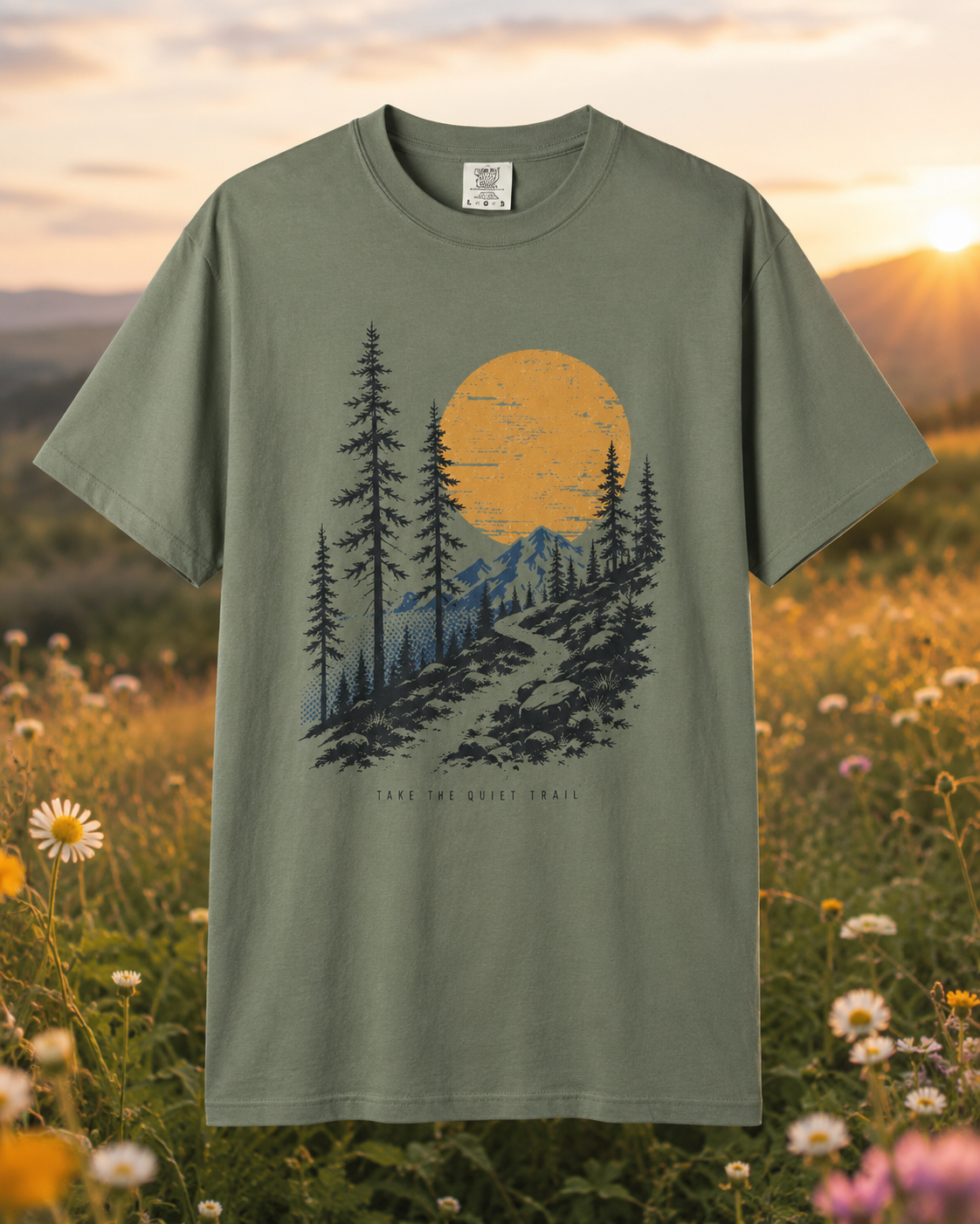 Quiet Trail Vintage Mountain T-Shirt