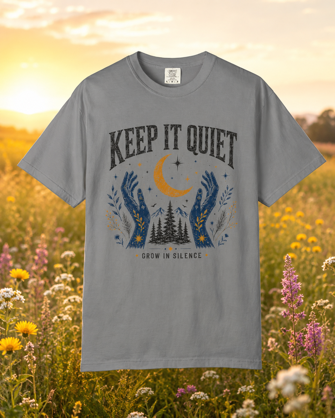 Keep It Quiet & Mountain T-Shirt