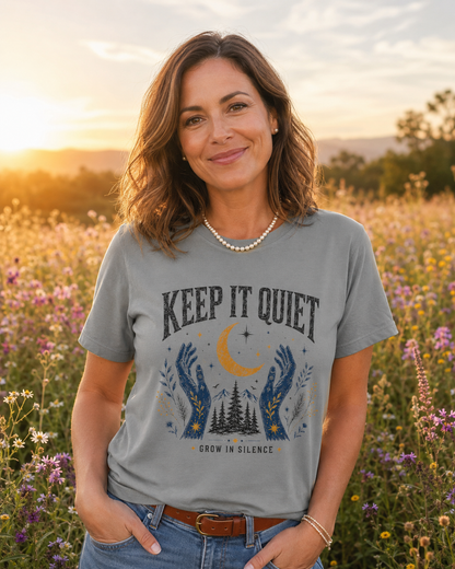 Keep It Quiet & Mountain T-Shirt