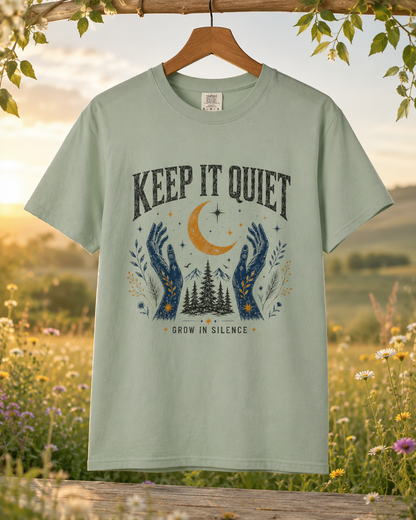 Keep It Quiet & Mountain T-Shirt