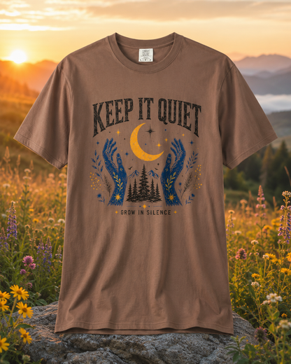 Keep It Quiet & Mountain T-Shirt