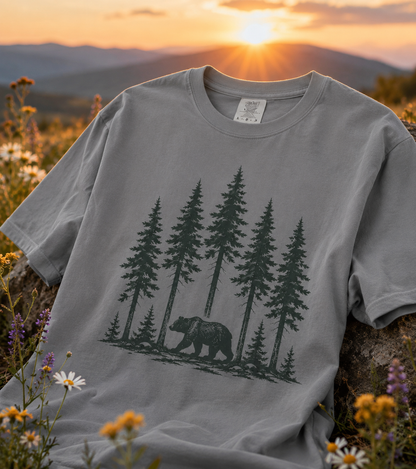 Forest Roam Bear T-Shirt