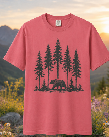 Forest Roam Bear T-Shirt