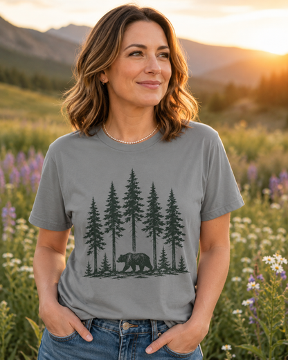 Forest Roam Bear T-Shirt