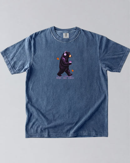 Brews Tunes Strolls Bear T-Shirt