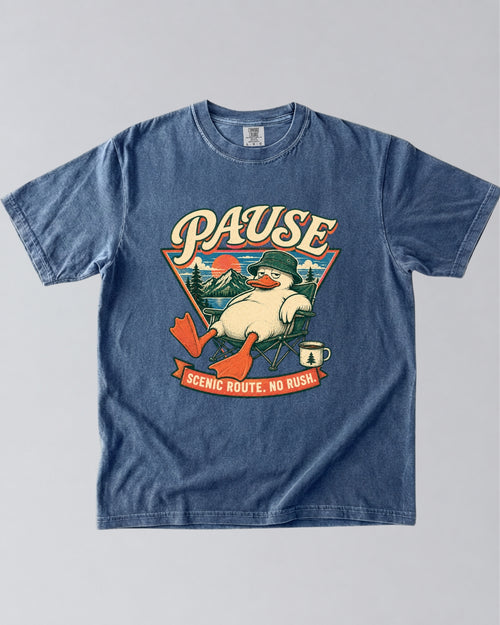 Scenic Route. No Rush. Duck T-Shirt