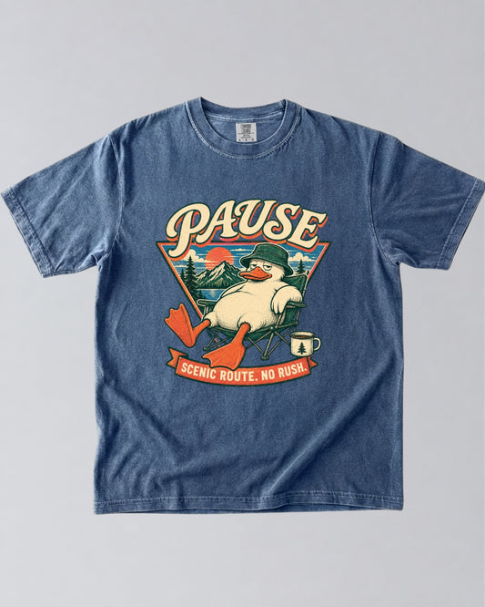 Scenic Route. No Rush. Duck T-Shirt