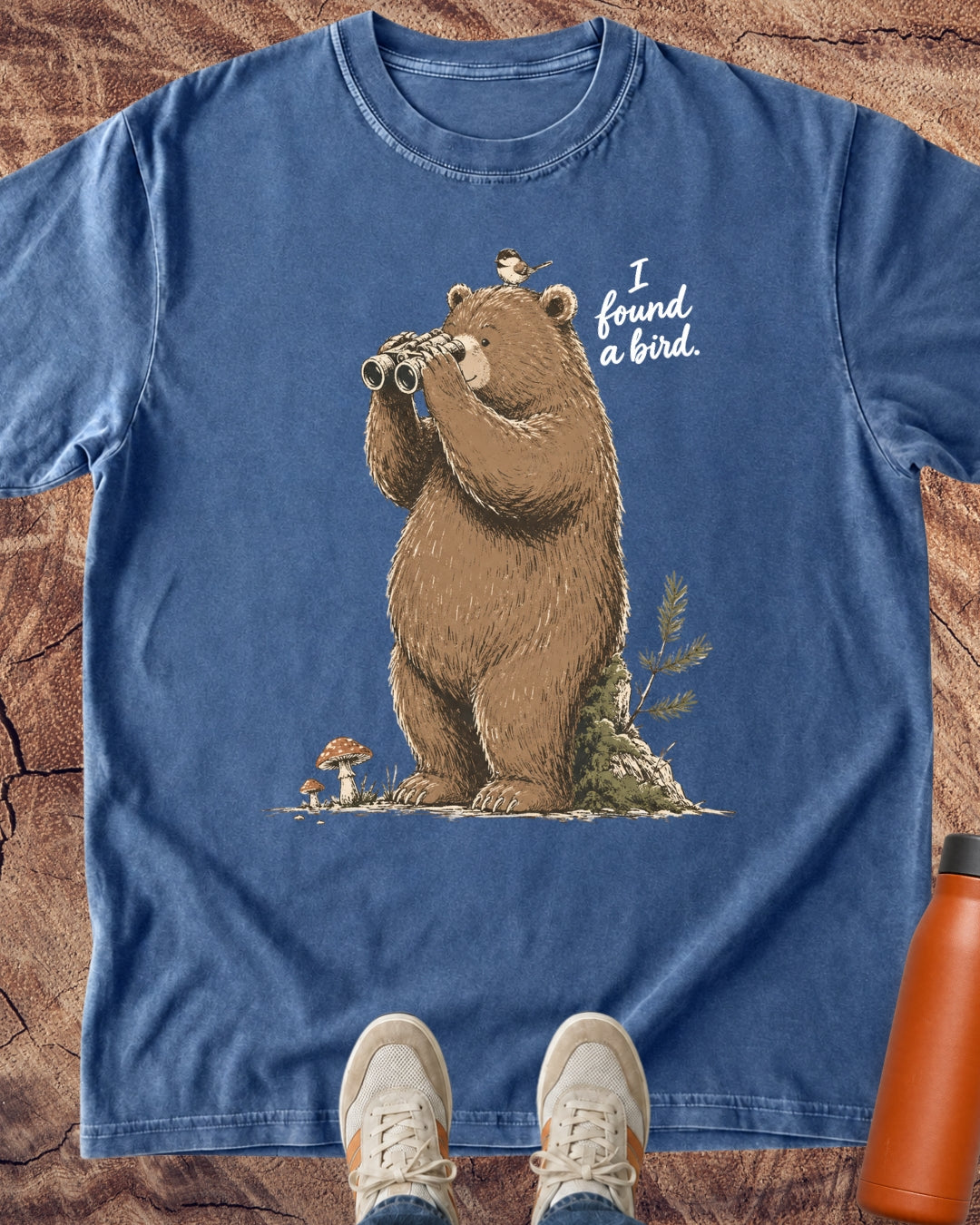 Bear: I Found a Bird T-Shirt — Lettered Edition