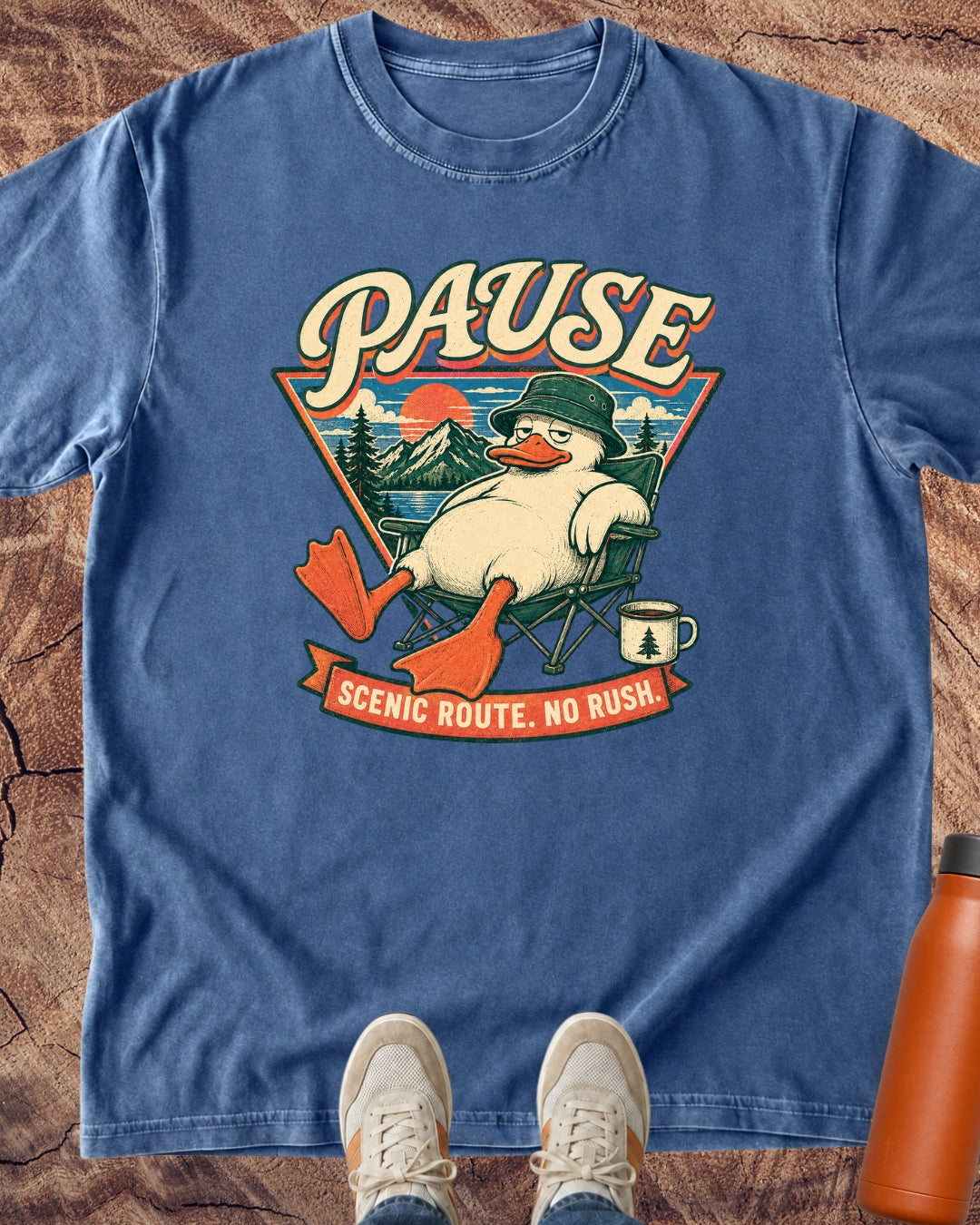 Scenic Route. No Rush. Duck T-Shirt