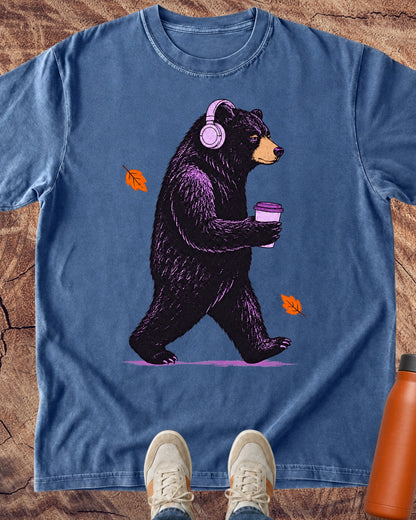 Brews Tunes Strolls Bear T-Shirt