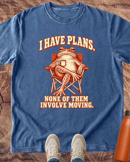 I Have Plans Frog T-Shirt