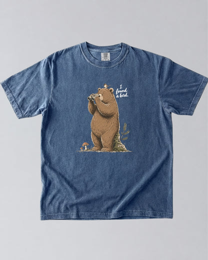 Bear: I Found a Bird T-Shirt — Lettered Edition
