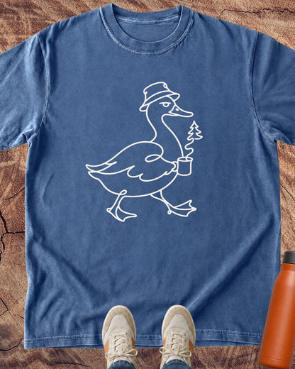 Coffee Walk Duck T-Shirt