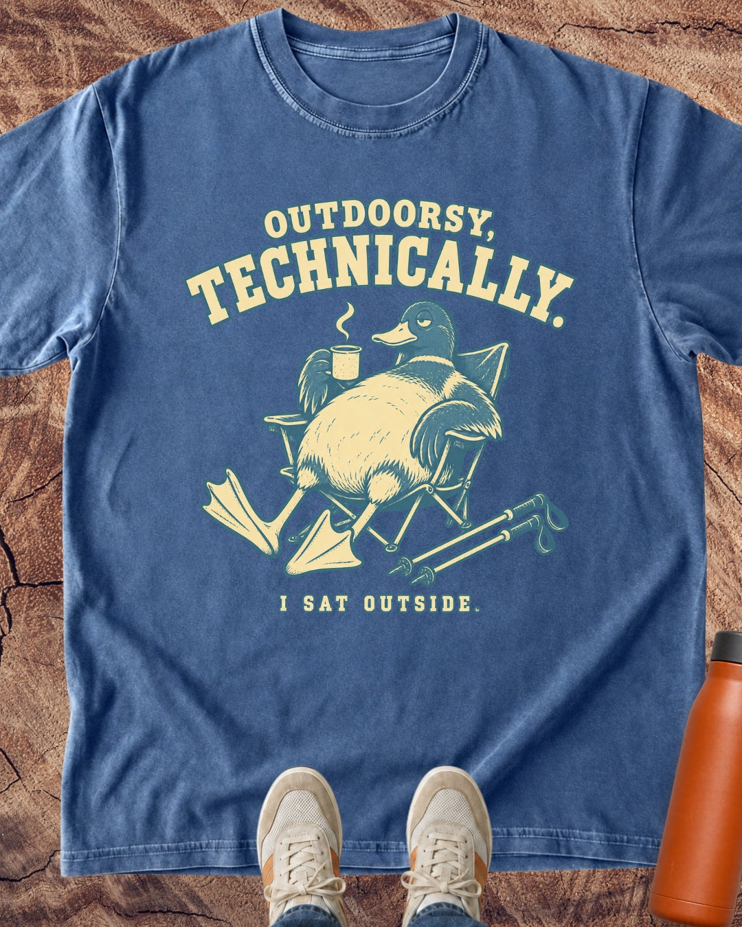Outdoorsy Technically, I Sat Outside T-Shirt