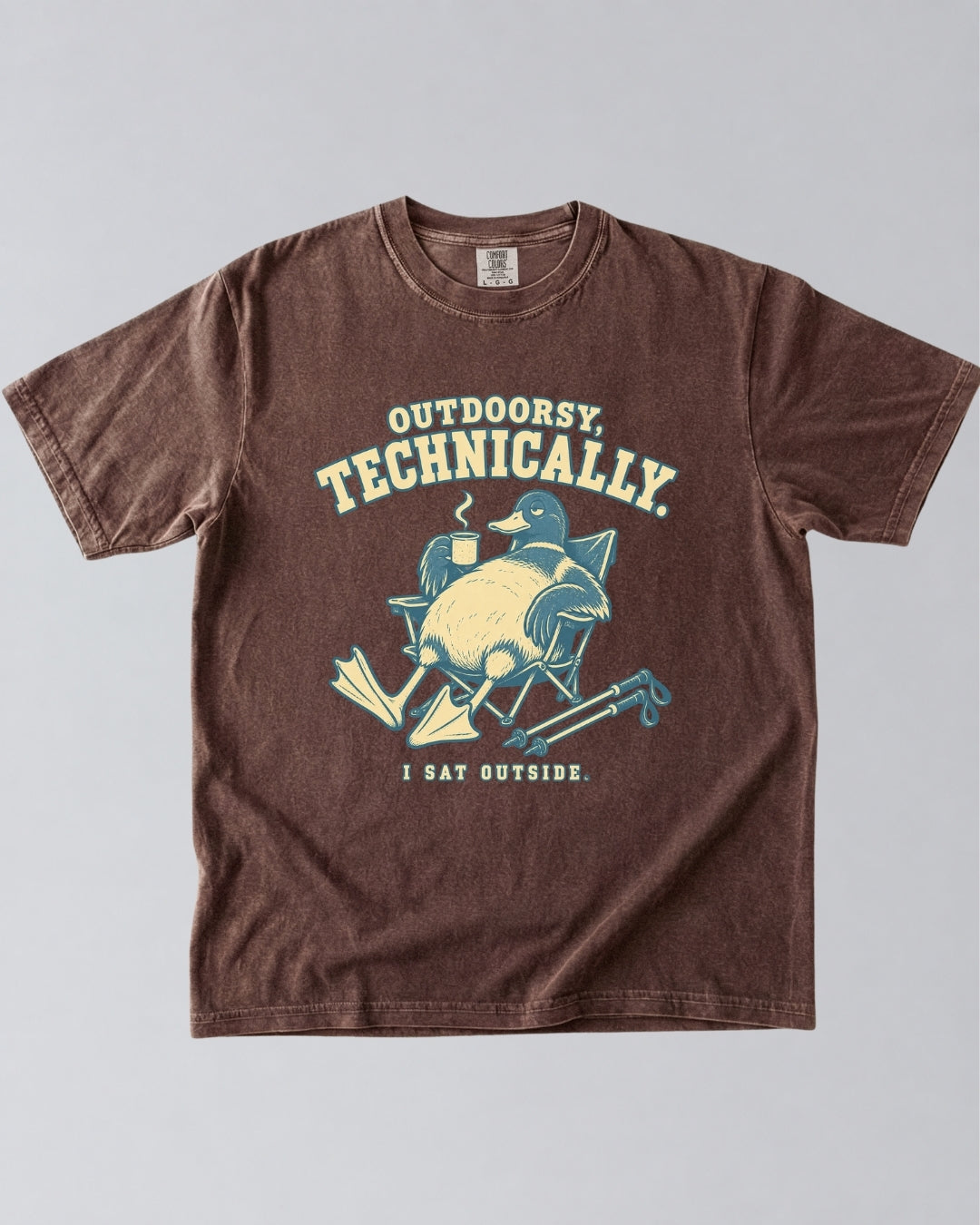 Outdoorsy Technically, I Sat Outside T-Shirt
