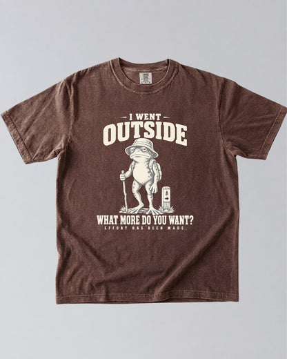 I Went Outside T-Shirt