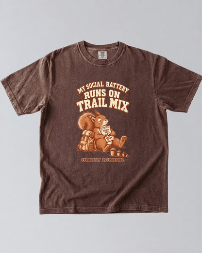 My Social Battery Runs On Trail Mix T-Shirt