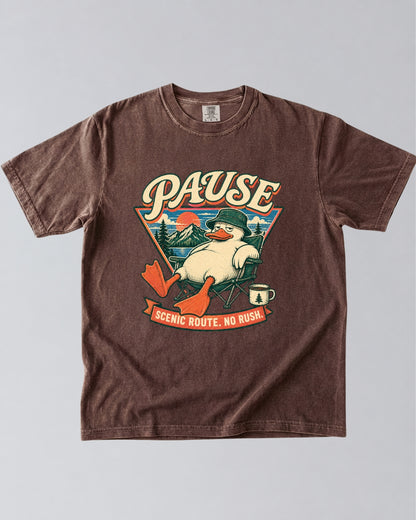 Scenic Route. No Rush. Duck T-Shirt