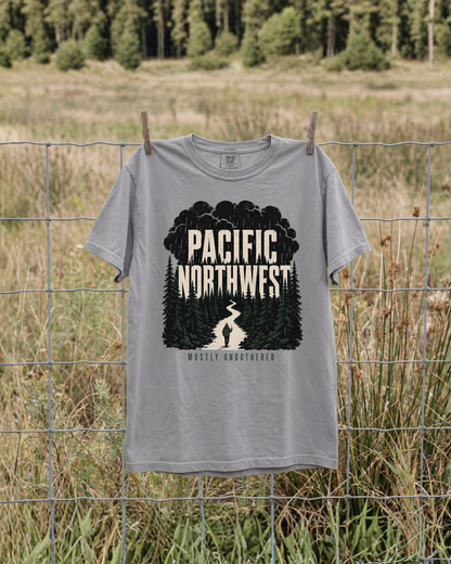 Pacific Northwest Mostly Unbothered T-Shirt