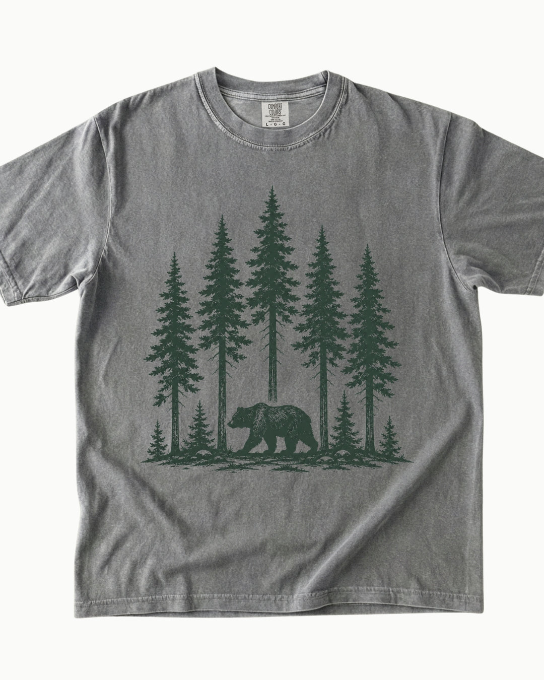 Forest Roam bear nature graphic T-shirt alternate view 2