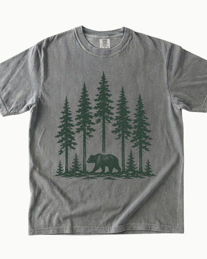 Forest Roam bear nature graphic T-shirt alternate view 2