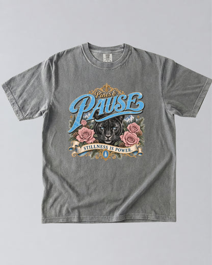 Stillness Is Power Panther T-Shirt