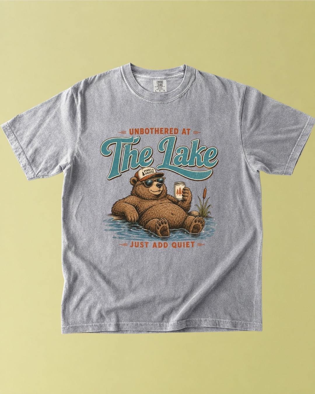 Bear: Unbothered At The Lake T-Shirt