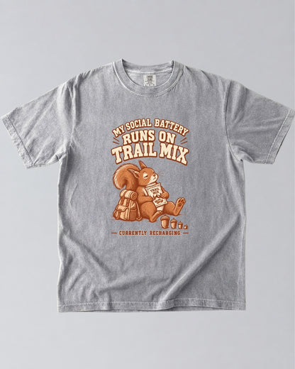My Social Battery Runs On Trail Mix T-Shirt