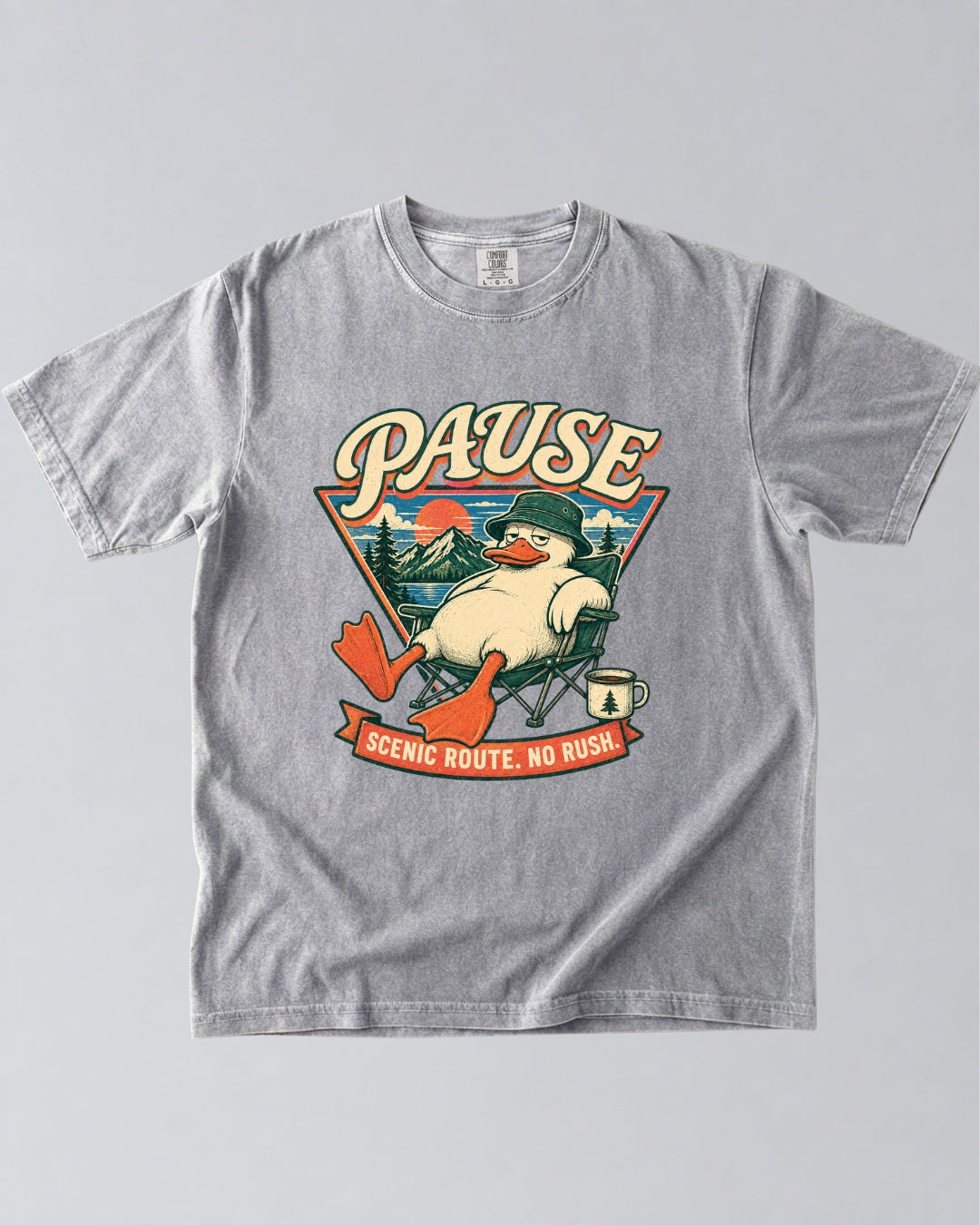 Scenic Route. No Rush. Duck T-Shirt