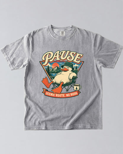 Scenic Route. No Rush. Duck T-Shirt