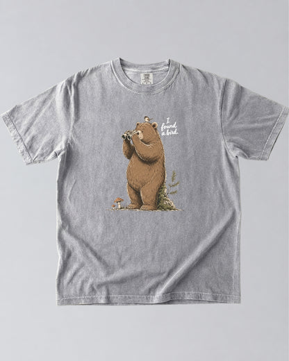 Bear: I Found a Bird T-Shirt — Lettered Edition
