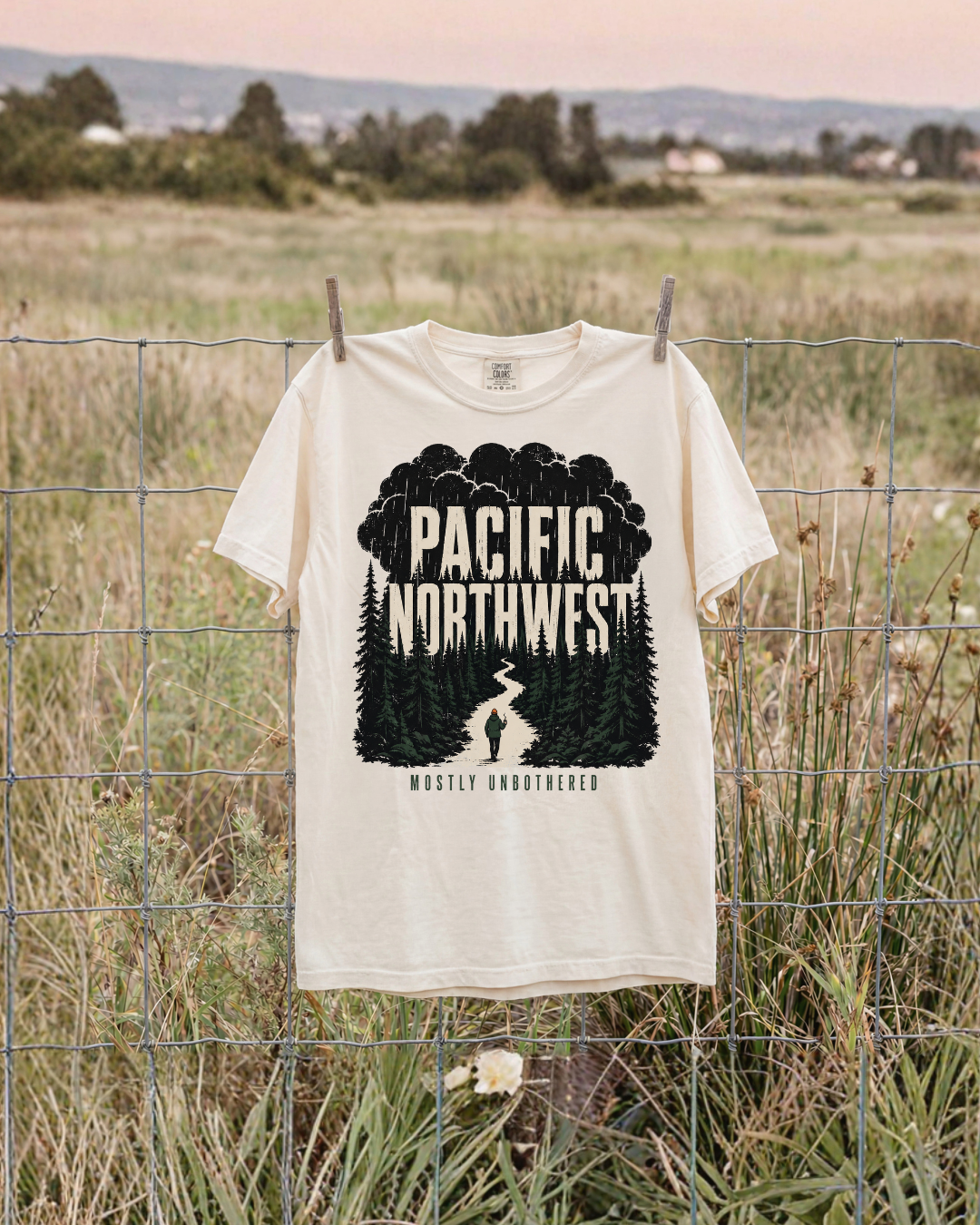 Pacific Northwest Mostly Unbothered T-Shirt