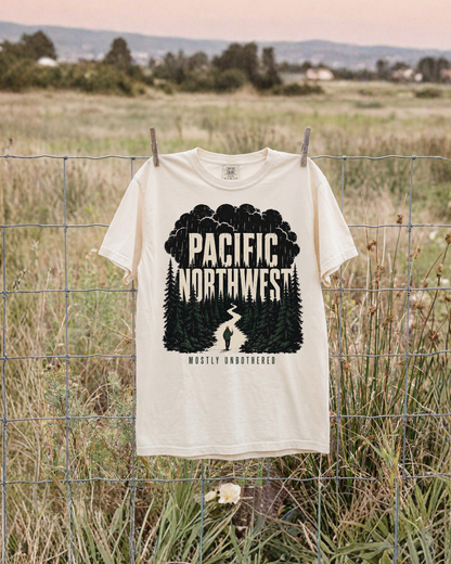 Pacific Northwest Mostly Unbothered T-Shirt