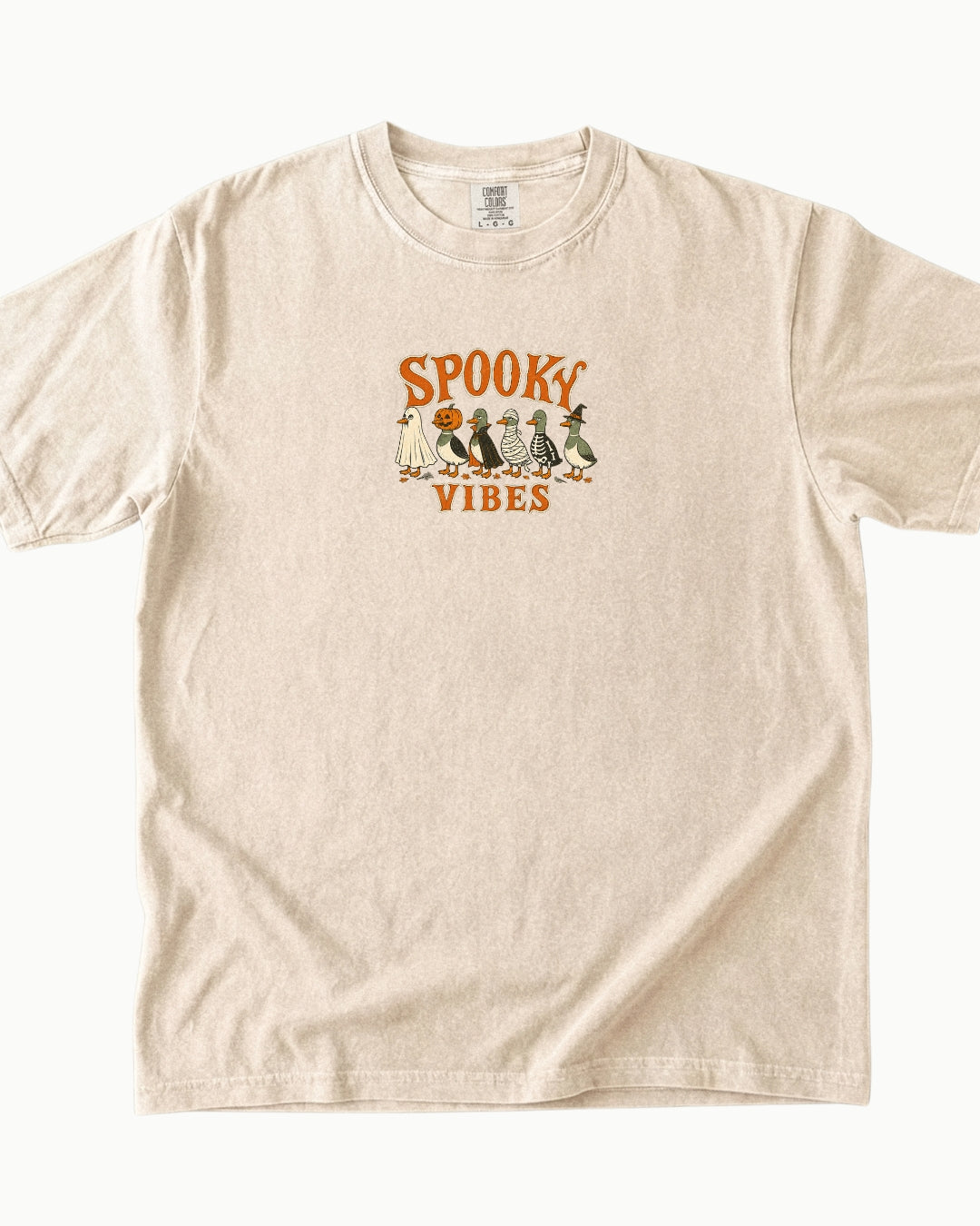 Spooky Vibes Halloween Duck T-Shirt
