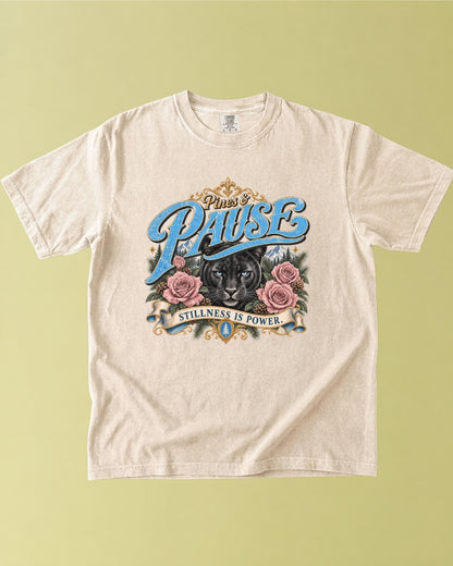 Stillness Is Power Panther T-Shirt