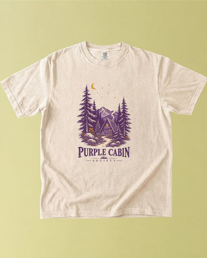 Purple Cabin Society T-Shirt