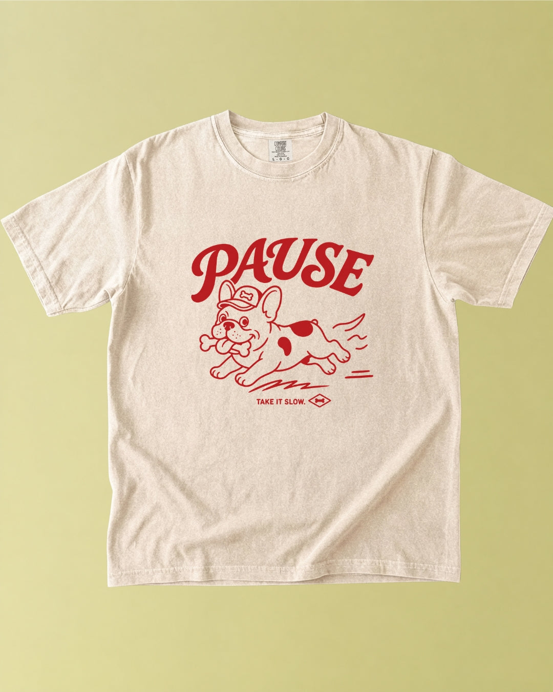 Pause Dog Lover Graphic T-Shirt