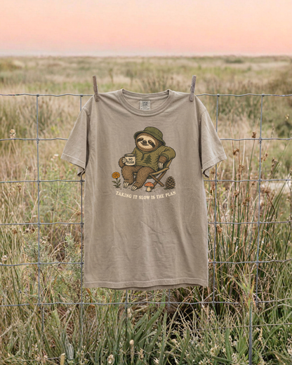 Taking It Slow Is The Plan Sloth T-Shirt